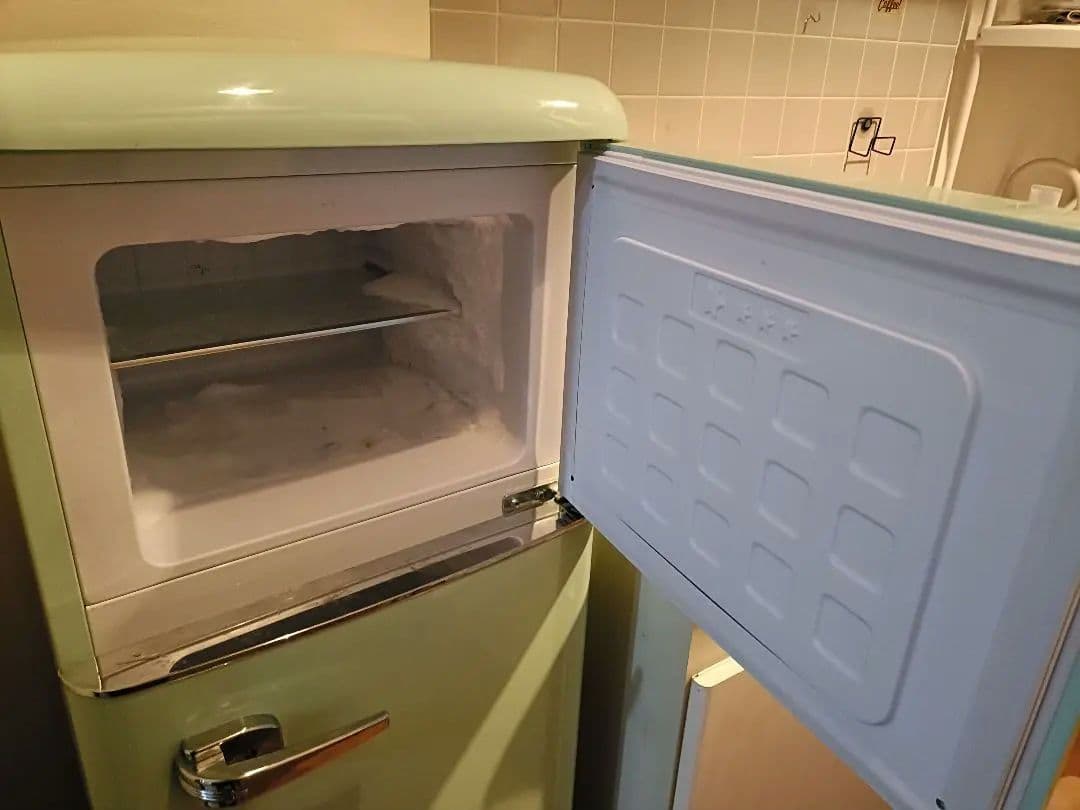 レトロ ミントグリーン 冷蔵庫 キャンセル不可！