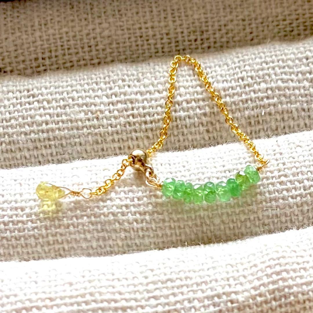 ツァボライト チェーンリング 14kgf 他2点