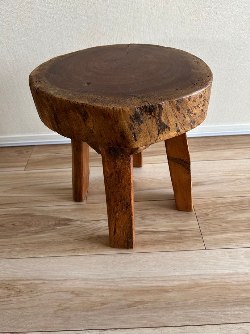 スツール　天然木