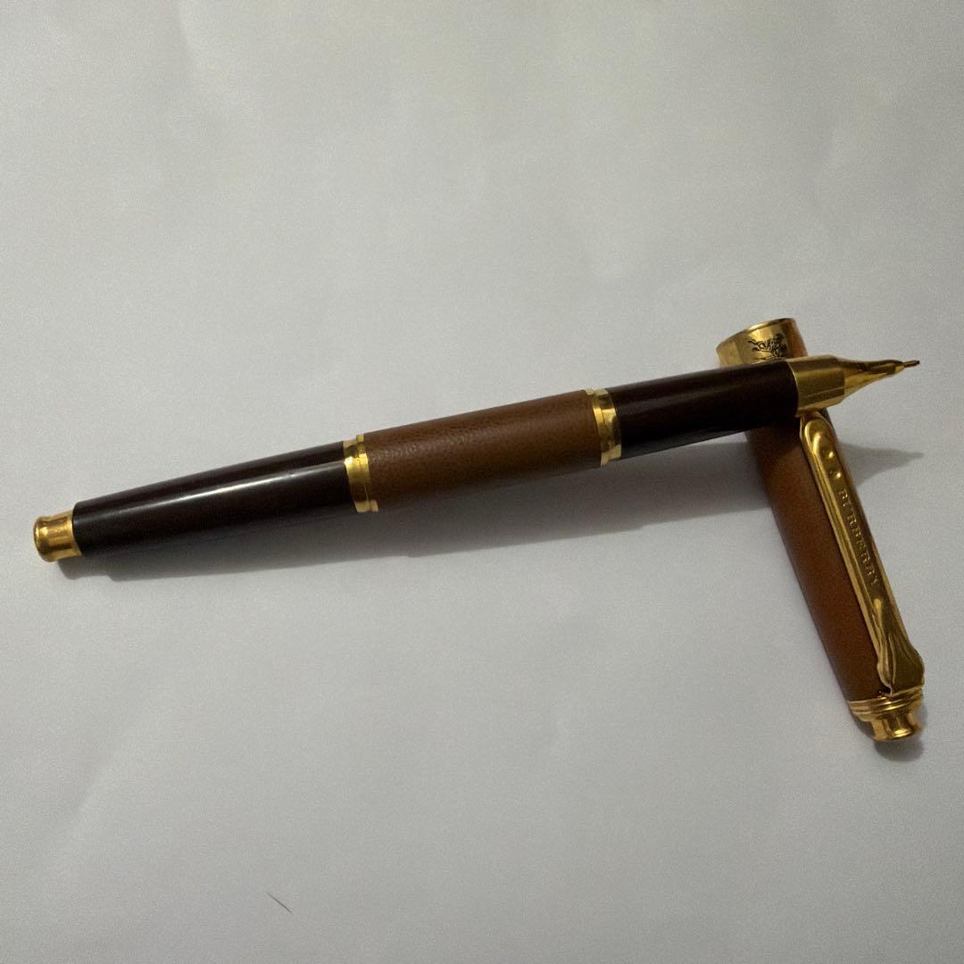 廃盤 Pentel ぺんてる バーバリー ケリー シャーペン 0.5 リベラ 革