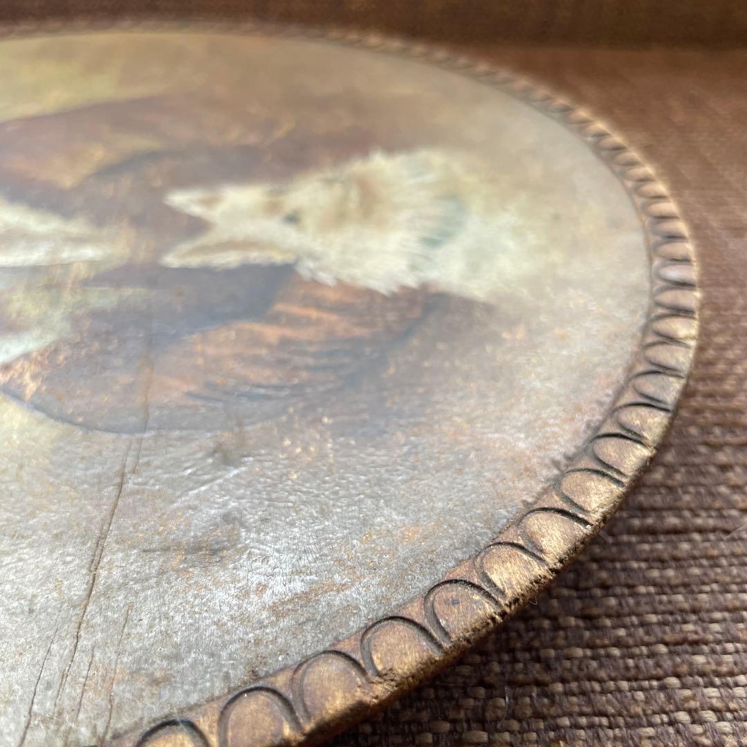 ロシア 民藝 民芸品 壁掛け 木彫り ヴィンテージ