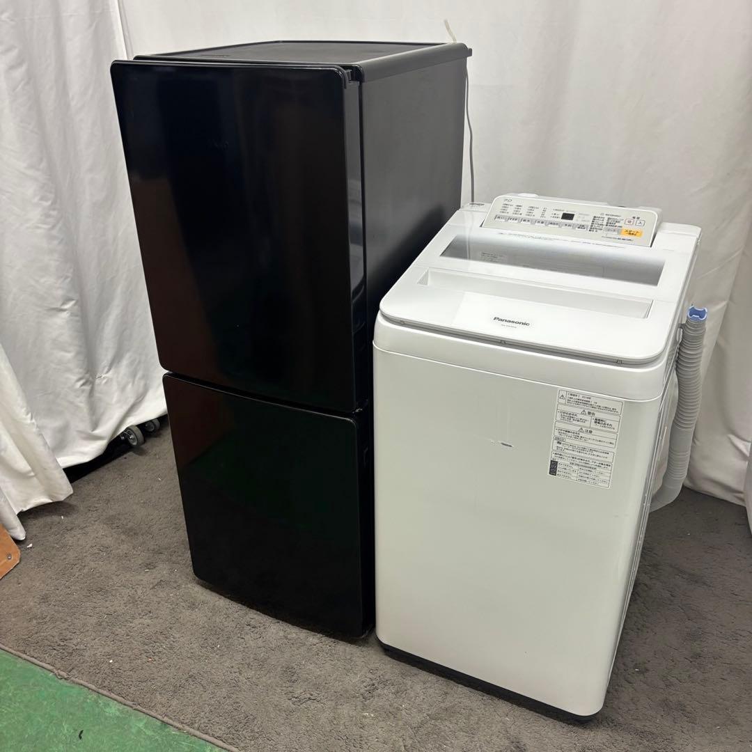 993❤️　冷蔵庫　洗濯機　一人暮らしセット　単身　黒　中古　安い　綺麗　設置無料