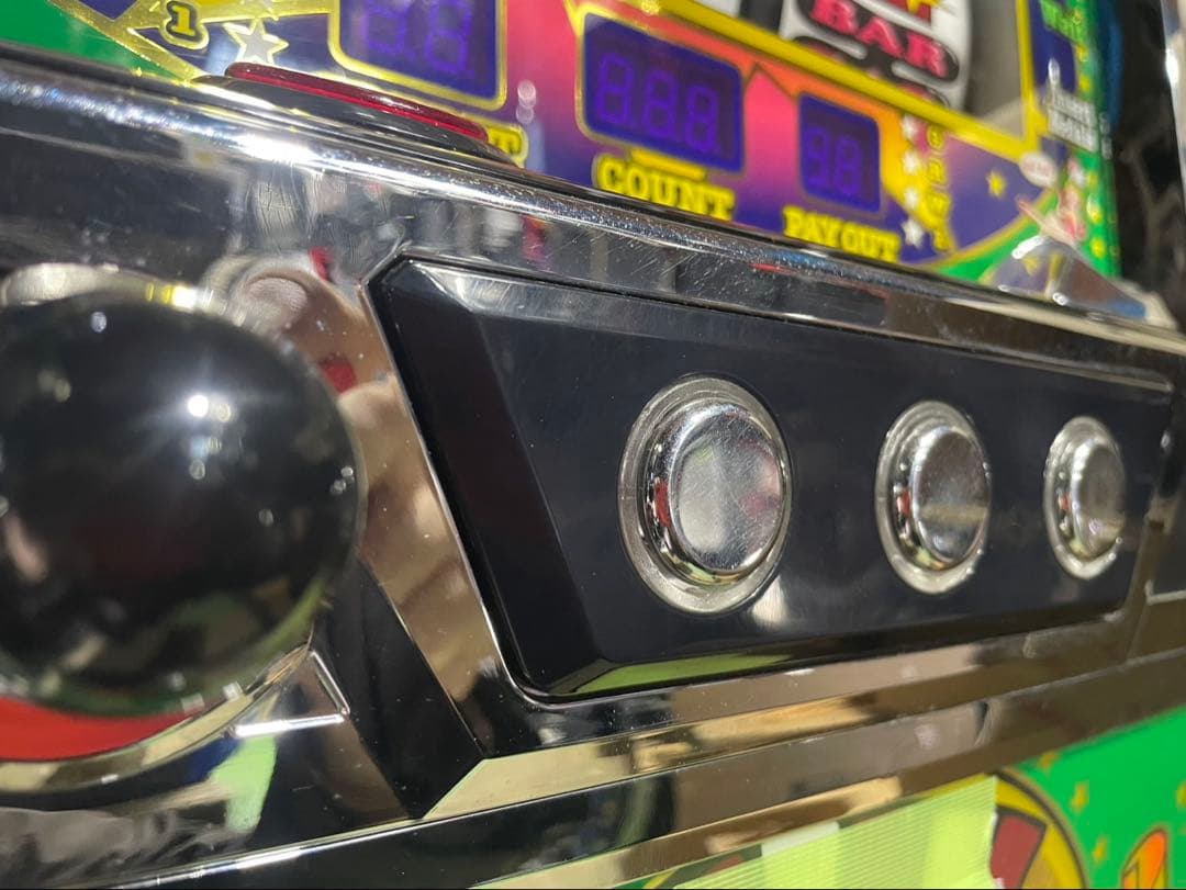 パチスロ実機　SアイムジャグラーEX-TP緑　不要機ボリューム調整付