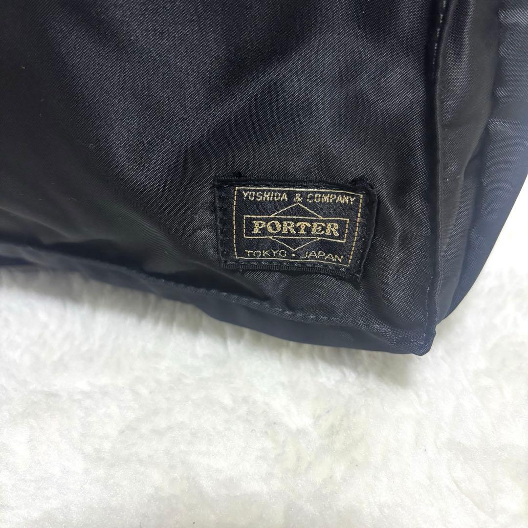 【美品】PORTER ポーター タンカー ビジネスバッグブラック ナイロン