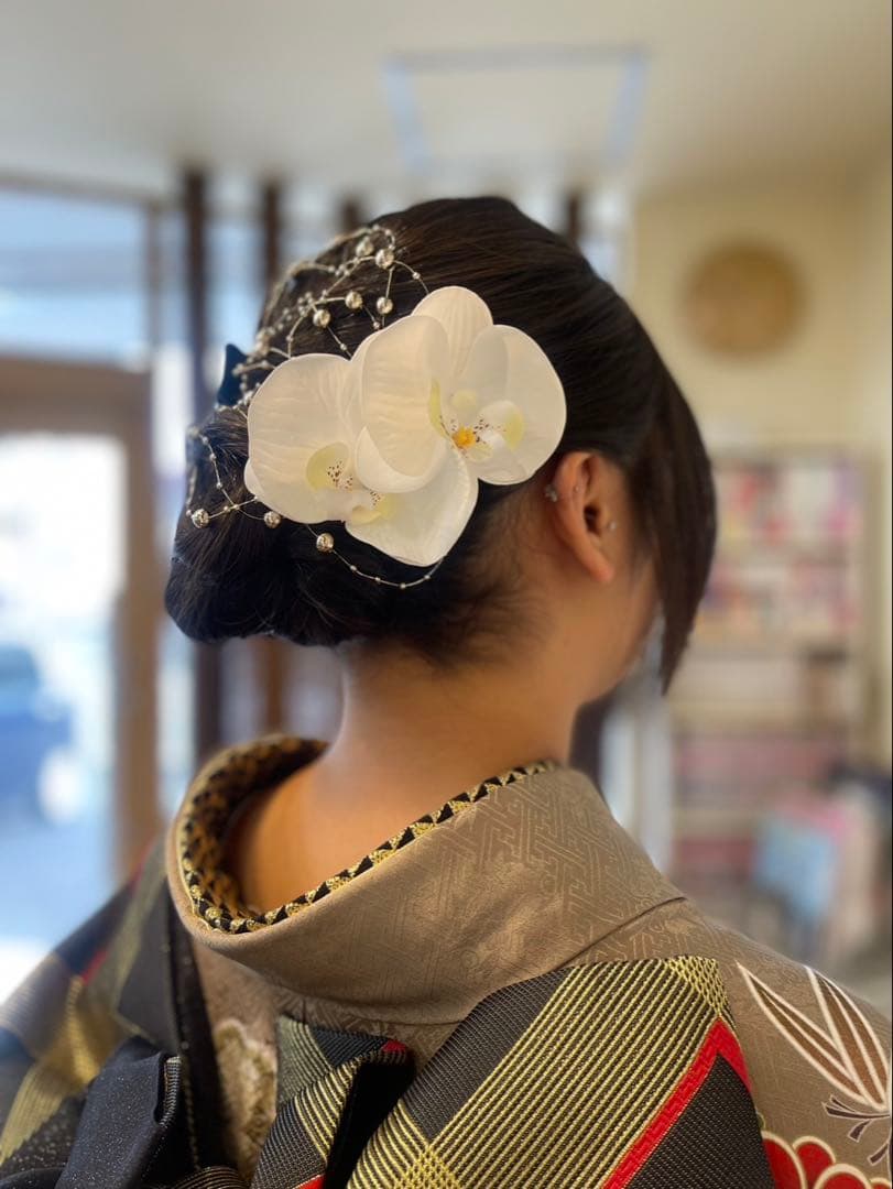 メルカリ市中だけお値下げ　県民共済正絹振袖フルセットグリーン金赤黒　ぽっちゃり