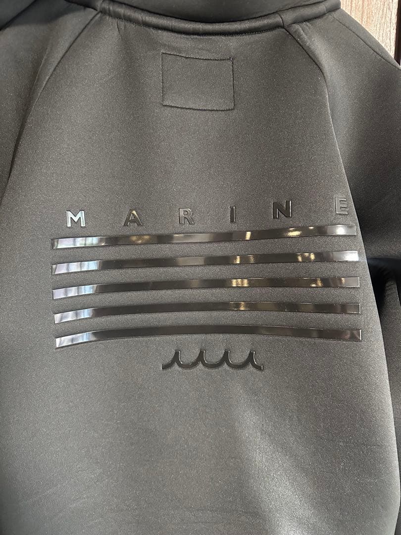 muta MARINEボンディングダブルジッパーパーカー