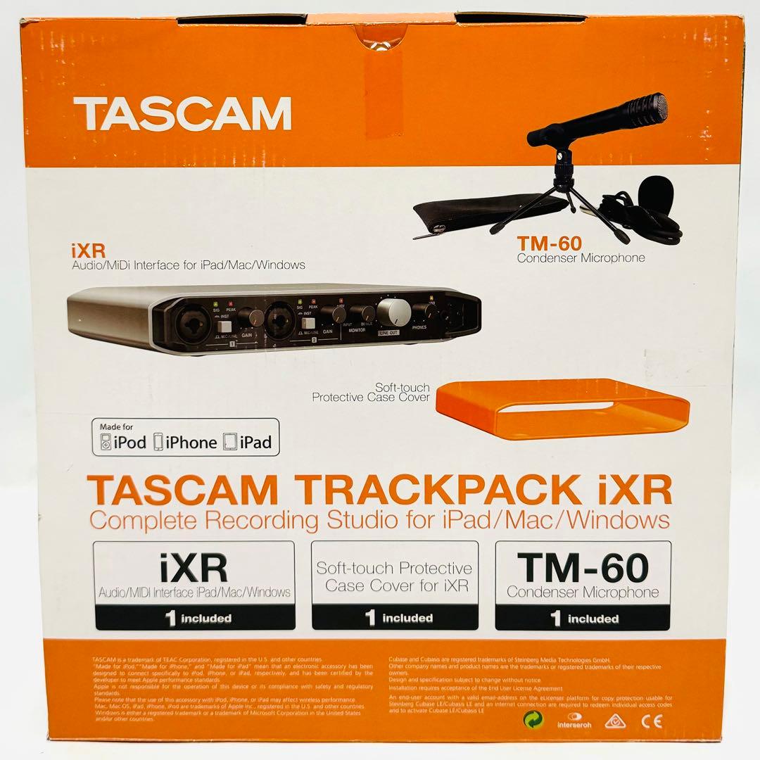 TASCAM レコーディングスタートアップパッケージ TRACKPACK iXR