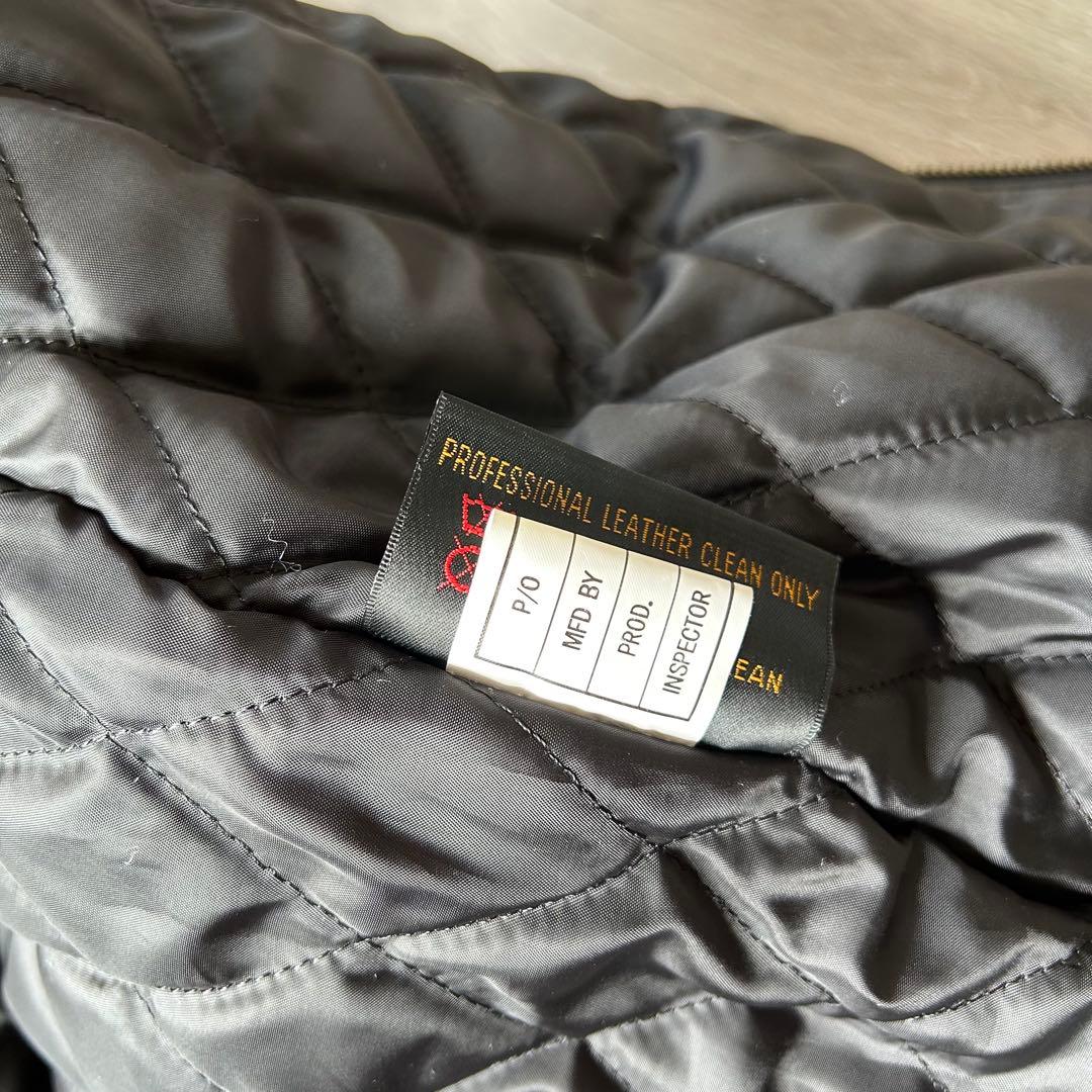 【美品】ALPHA アルファ 59cafe ロッカーズ シングルライダース M黒