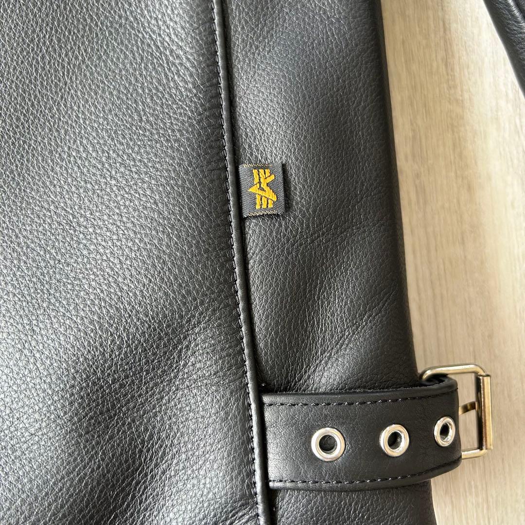 【美品】ALPHA アルファ 59cafe ロッカーズ シングルライダース M黒