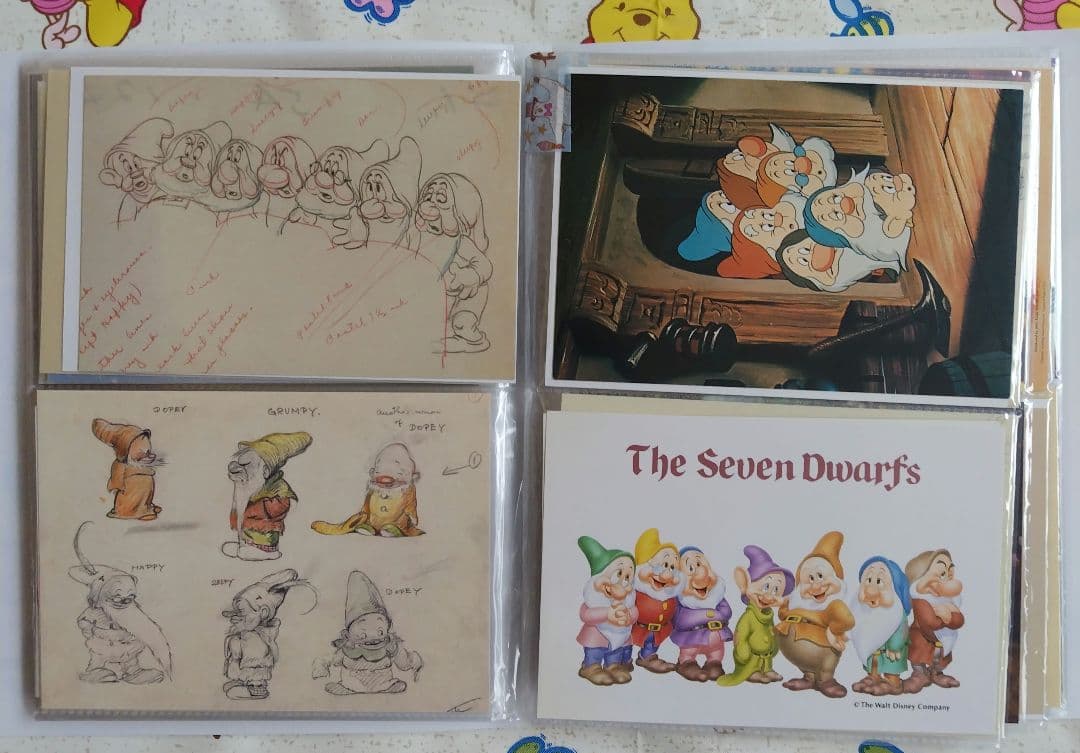 ディズニーポストカードまとめ売り　 （ファイル①）