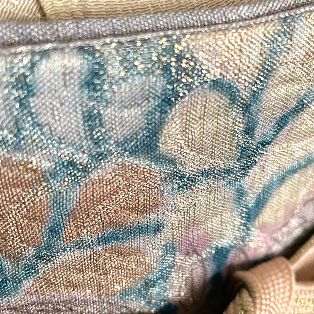 デイブ様リクエスト辻が花付下げ訪問着 正絹着物トールサイズ裄丈67帯セット