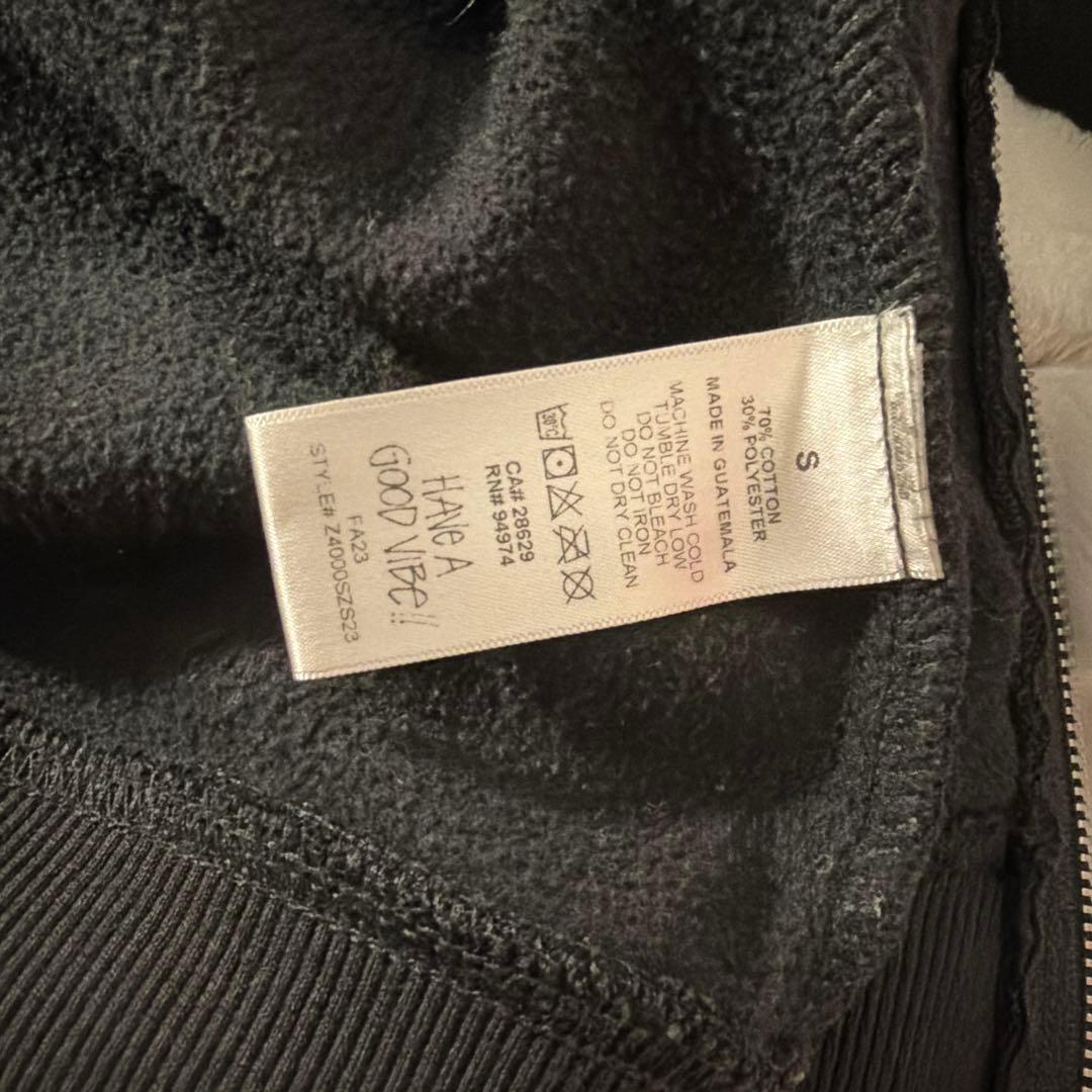 stussyジップパーカー