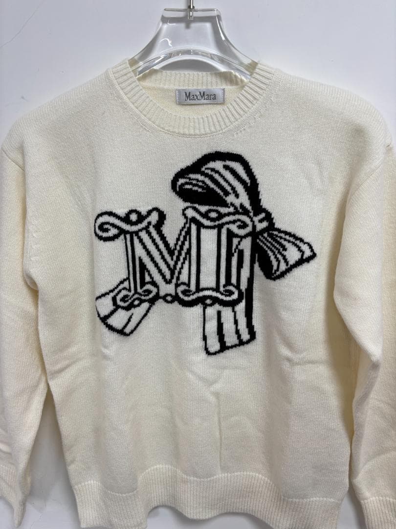 MAXMARA★ラウンドネック 長袖ニット セーター