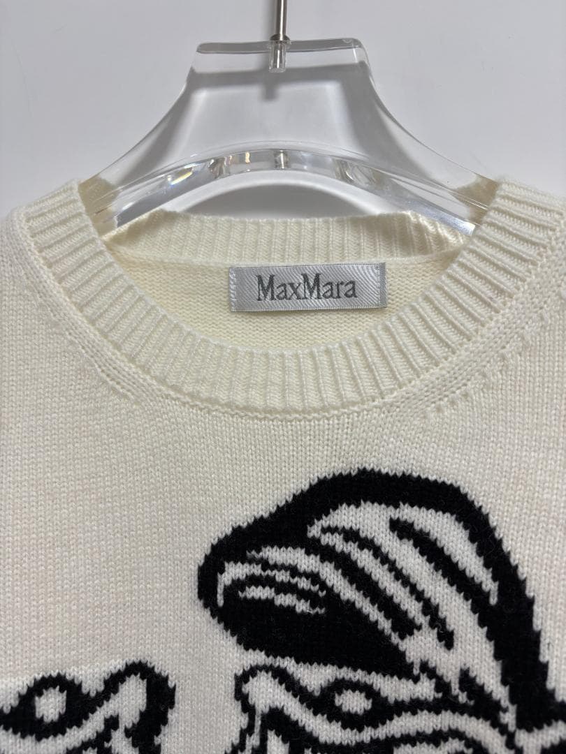 MAXMARA★ラウンドネック 長袖ニット セーター