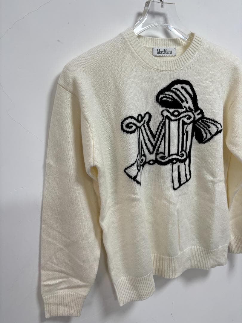 MAXMARA★ラウンドネック 長袖ニット セーター