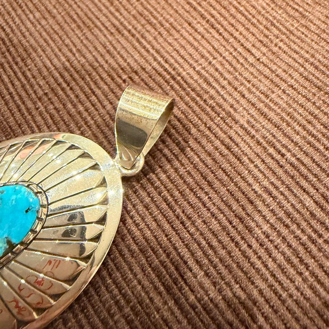 ナバホ族 キー・ネズ作 ペンダントヘッド