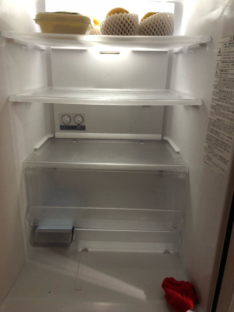 ブラック冷蔵庫 自動製氷機つき