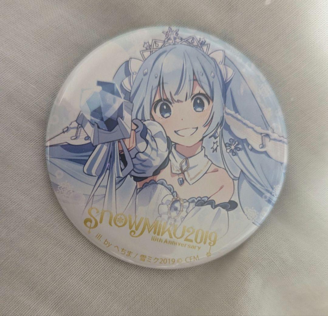  MIKU 雪ミク 2019 缶バッジ 初音ミク
