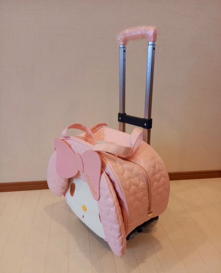 希少　サンリオ　マイメロ ダイカット フェイス　キャリーケース　バッグ　未使用
