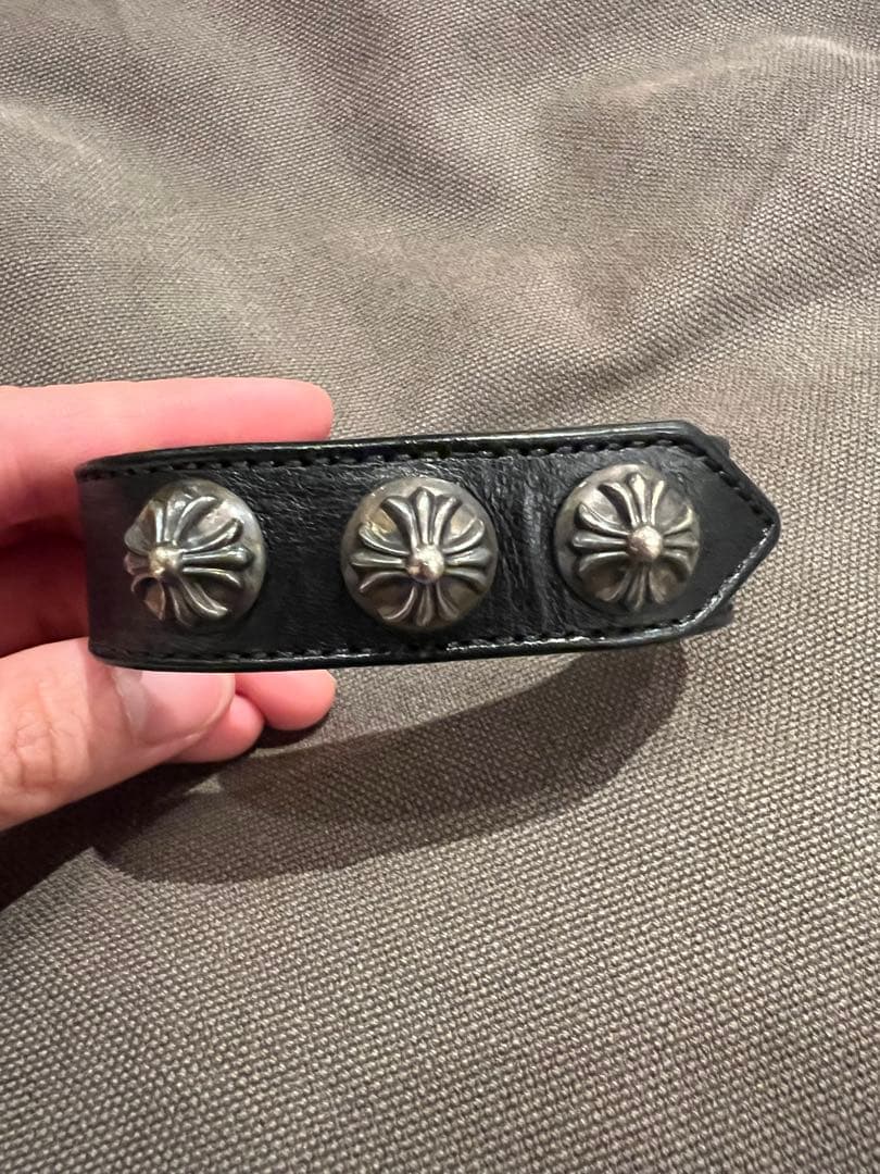 クロムハーツ　クロスボール　ブレスレット3ボタン2スナップブレスレット