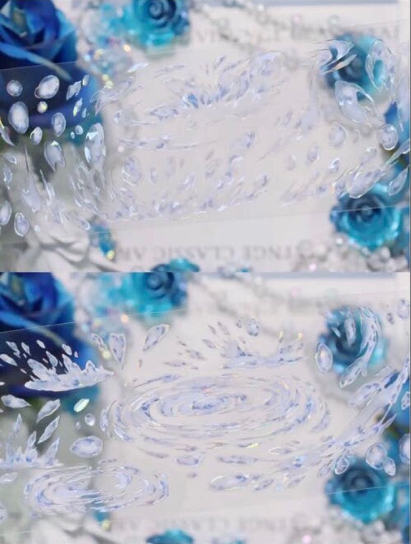 贝壳光 6cm×10m 水流 海外マスキングテープ　海外マステ