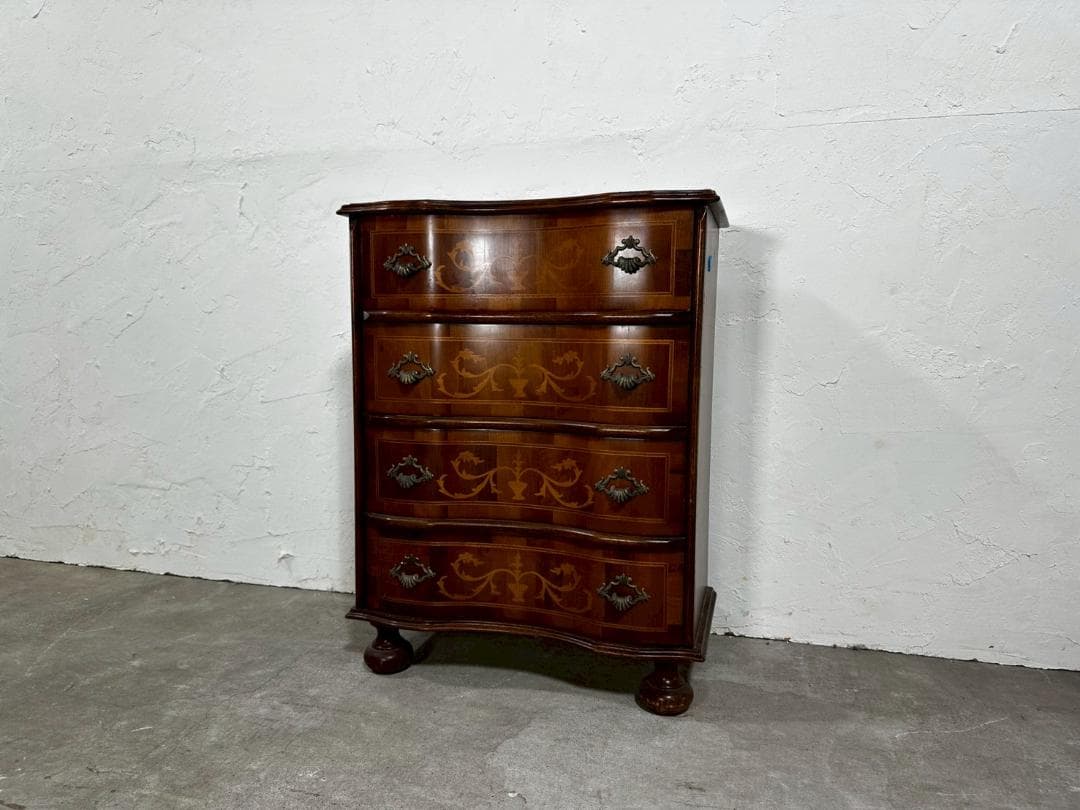 『イタリア製』4段チェスト チェスト サイドボート キャビネット RWche15