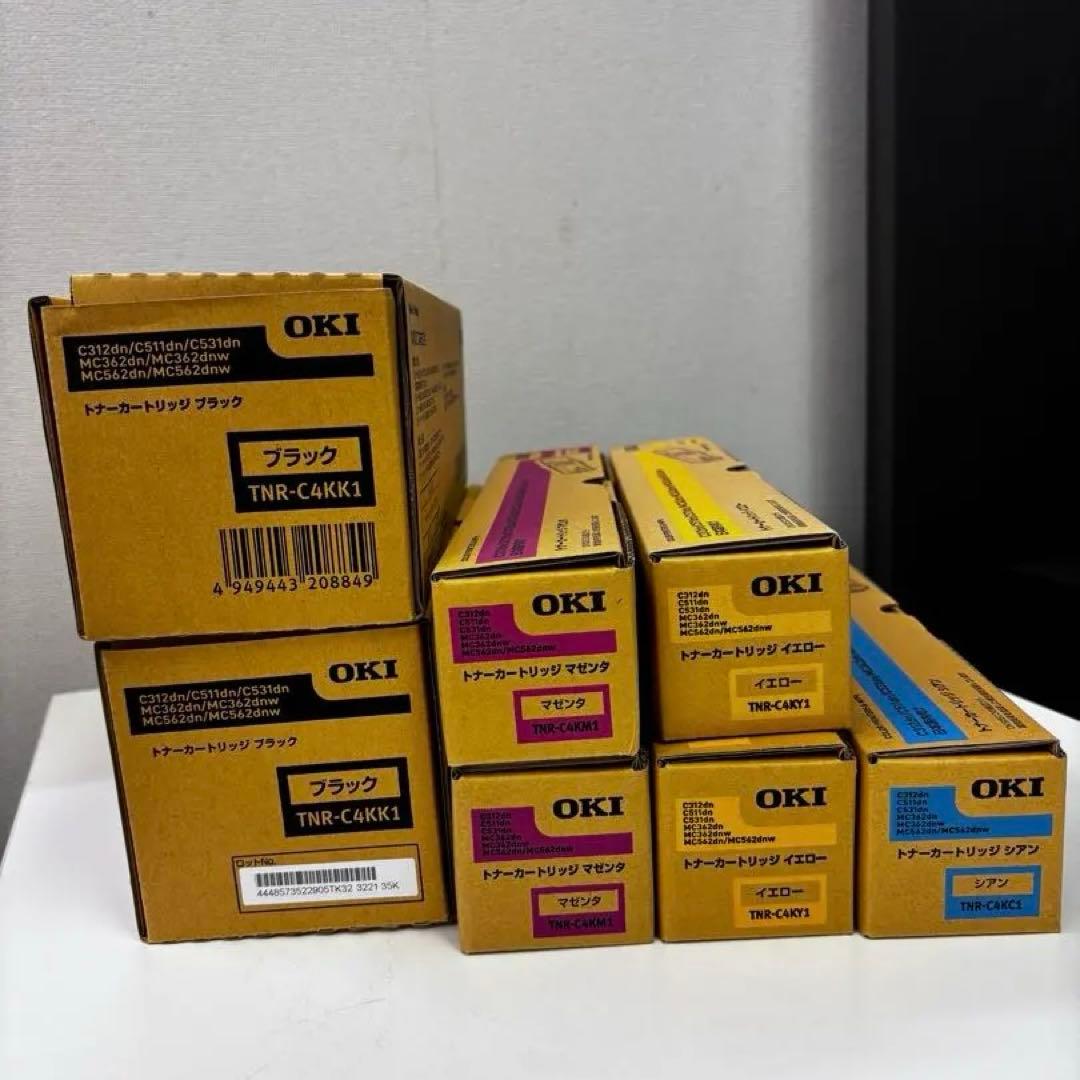 OKI トナーカートリッジセット 4色　７本セット