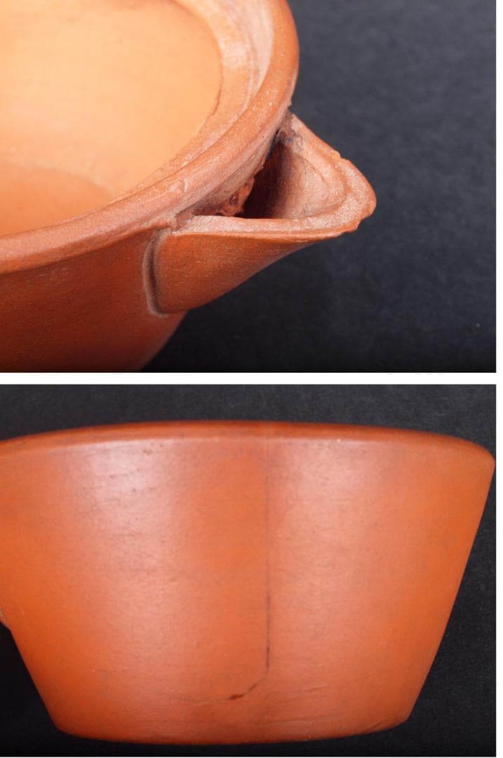 旧家整理品し　中国清時代　/朱泥急須/茶道具/紫砂/茶壷 X417C13-3