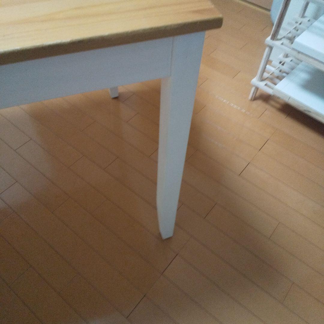 送料込み IKEA パイン材ダイニングテーブル