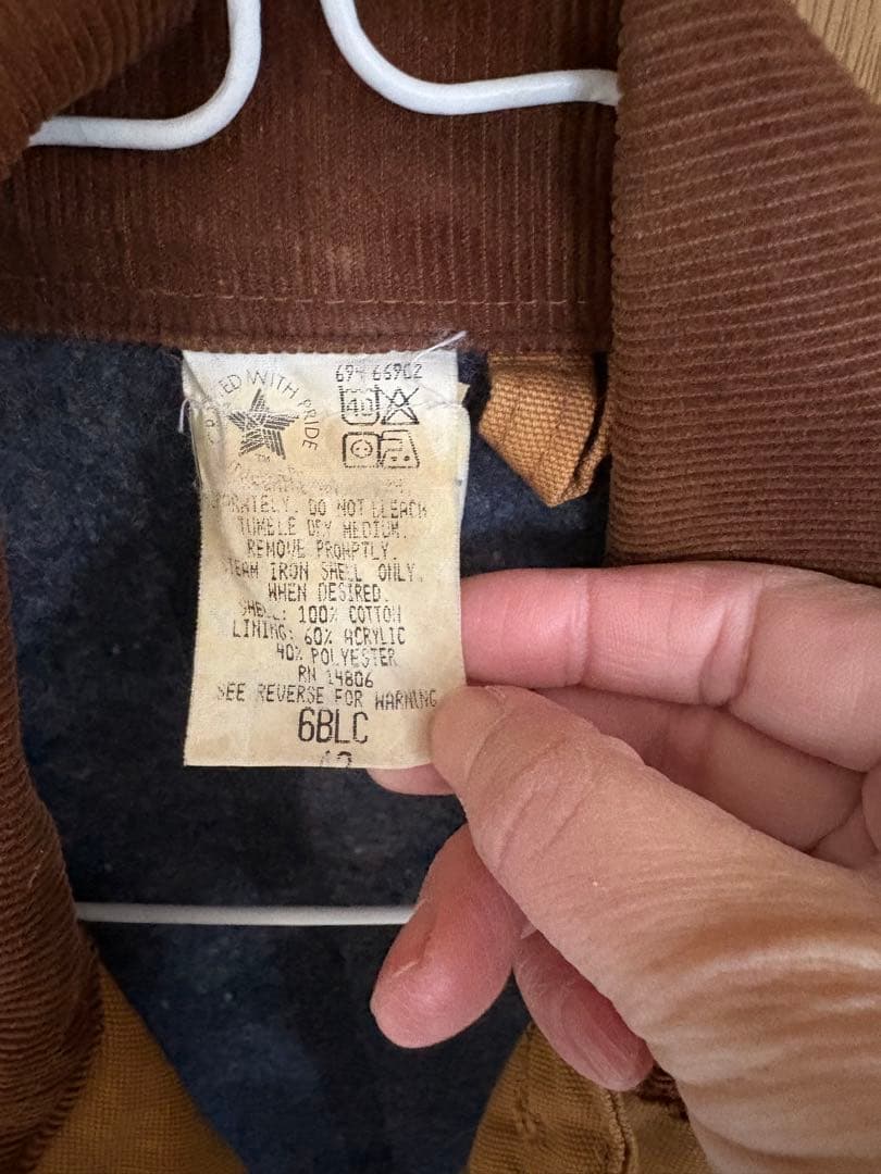 Carhartt ブラウンジャケット　L〜ＬＬ