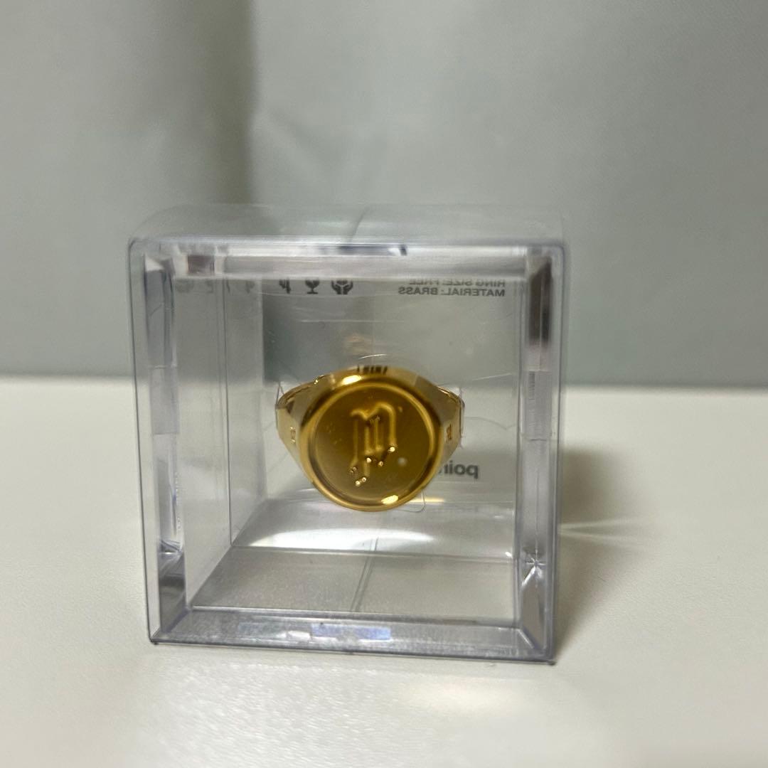 ミュージシャン pointless journey TOY RING GOLD ENGRAVED