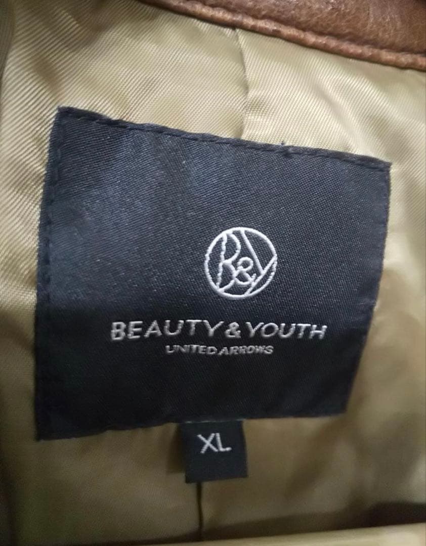 ユナイテッドアローズ 　レザージャケット　やぎ革　XL