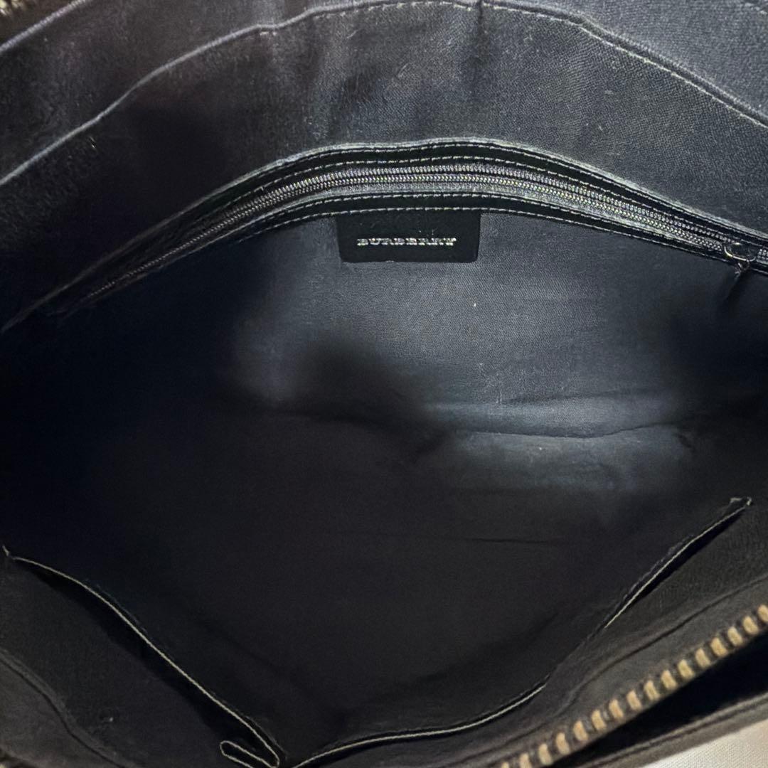 美品♡ BURBERRY バーバリー ノバチェック×レザー ハンドバッグ