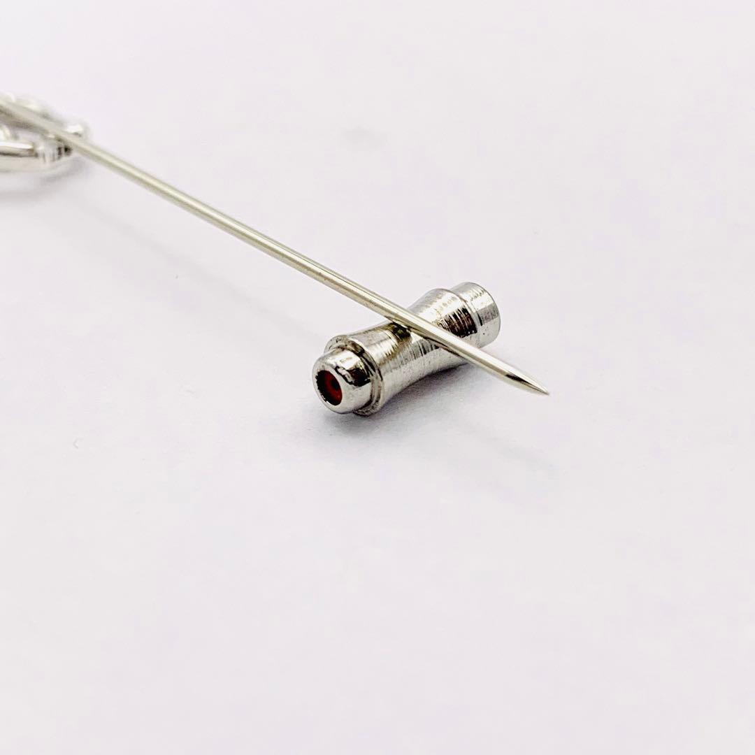 極美品 ティファニー アップル ピンブローチ シルバー925