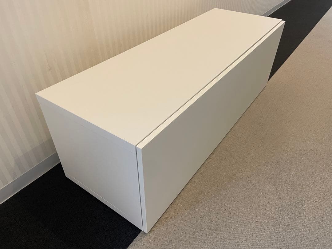 IKEA BESTA（ベストー）テレビ台 ホワイト 120×42×38cm