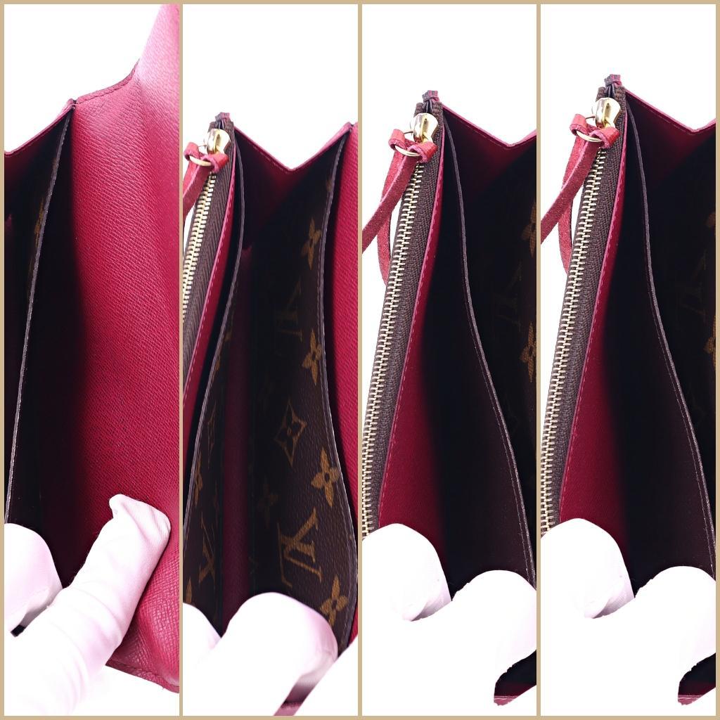 美品 LOUIS VUITTON エミリー 長財布 モノグラム M41943