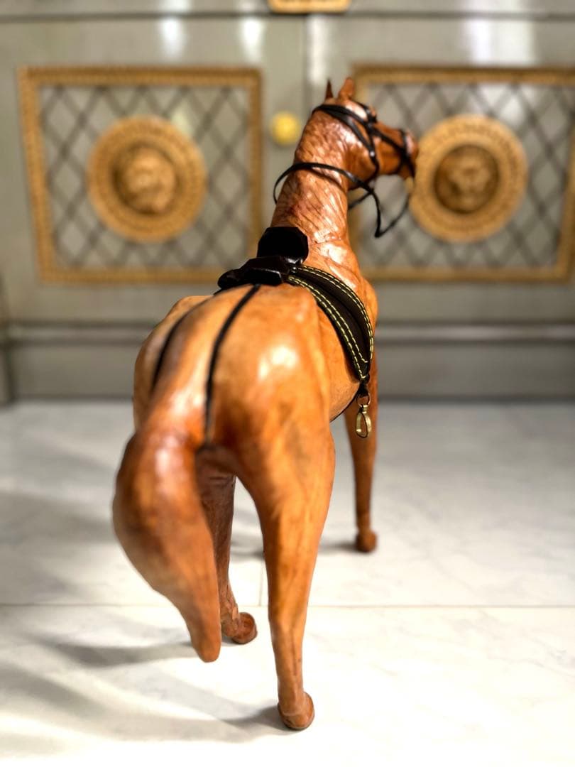 ヴィンテージ 馬 オブジェ レザー phigvel old joe RRL
