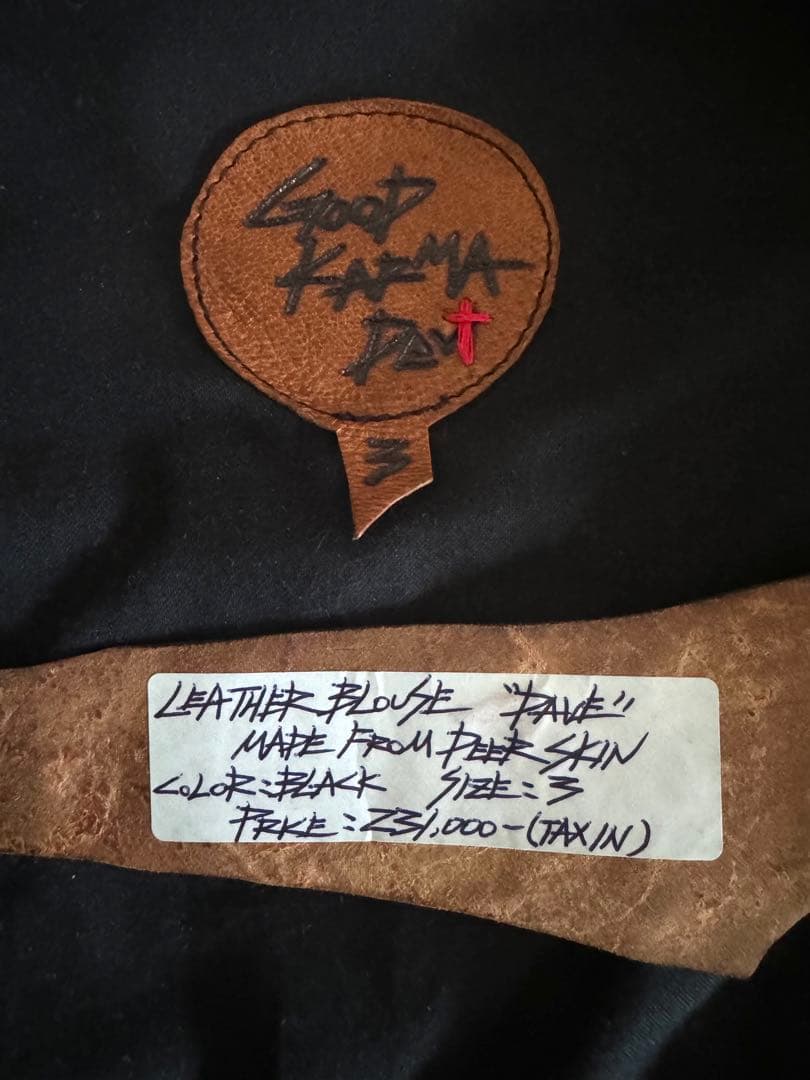 good karma development DAVE レザージャケット3 L