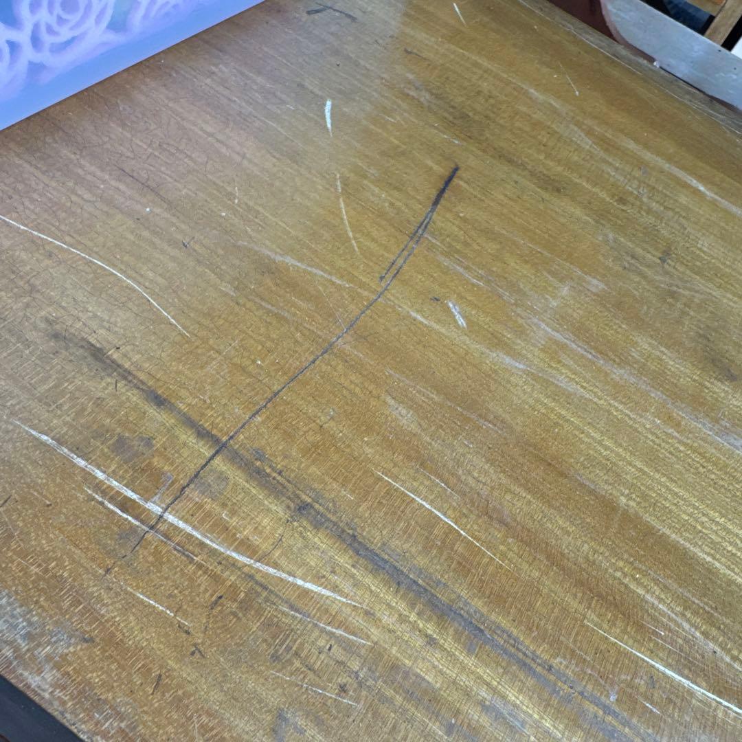 ★処分価格★脚付き　アンティーク　木製5段タンス ブラウン