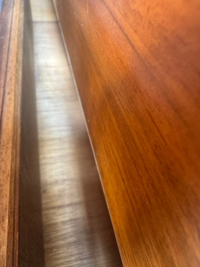 ★処分価格★脚付き　アンティーク　木製5段タンス ブラウン