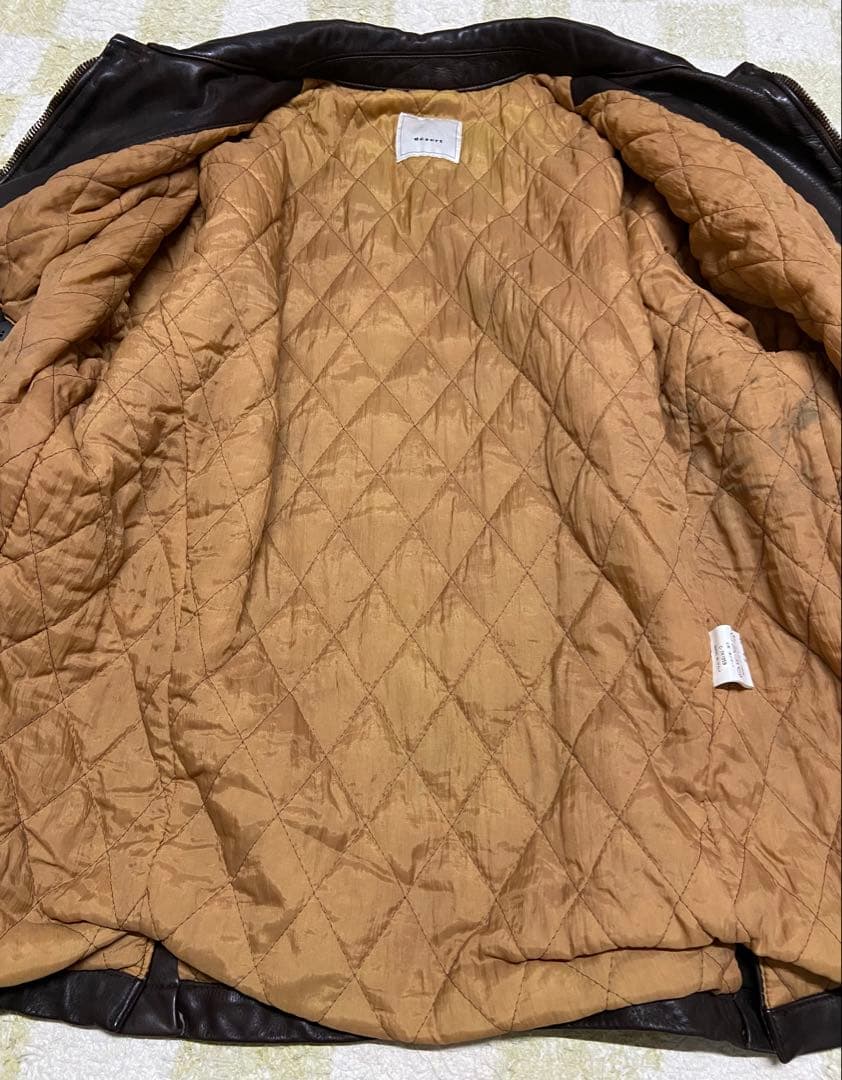 dezert デザート レザー 牛革 シングルライダース 90s イタリア製