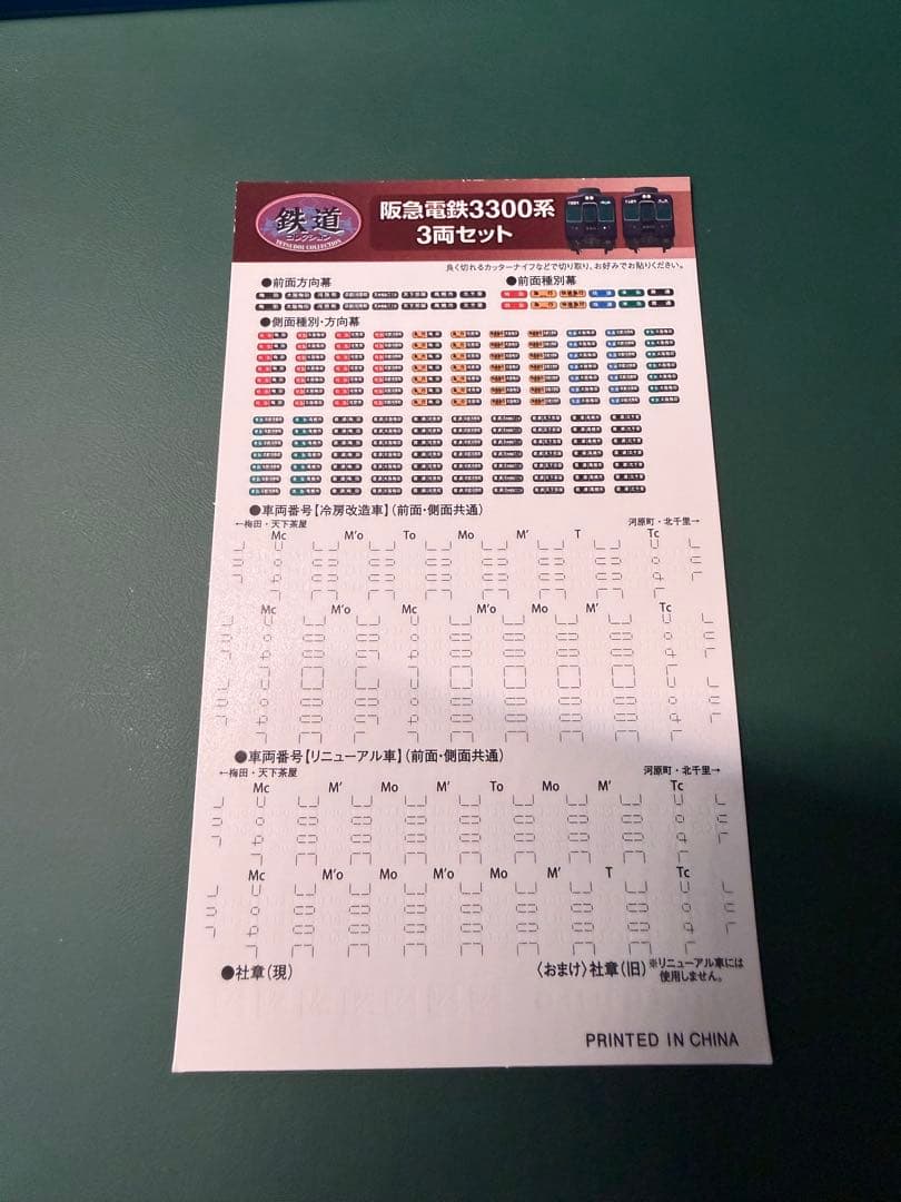 阪急3300系 鉄コレ 3両セットB