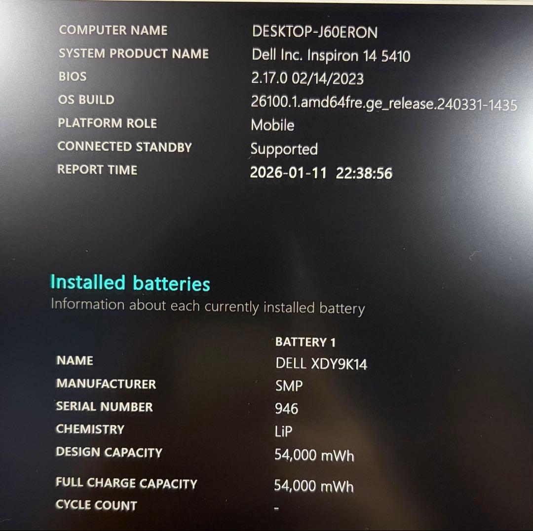 DELL Inspiron 14 5410 ノートパソコン