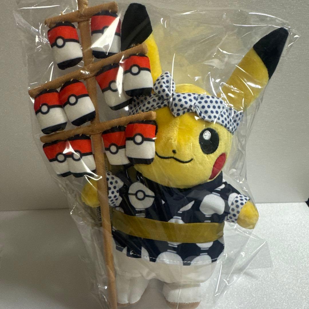 ポケモンセンター　トウホク　リニューアル　ピカチュウ　お祭り　ぬいぐるみ　セット