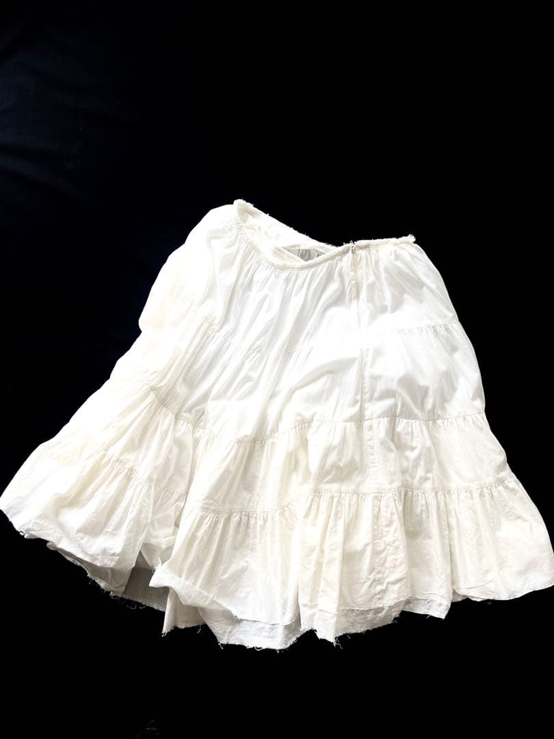 06SS COMME des GARCONS コムコム コットンギャザースカート