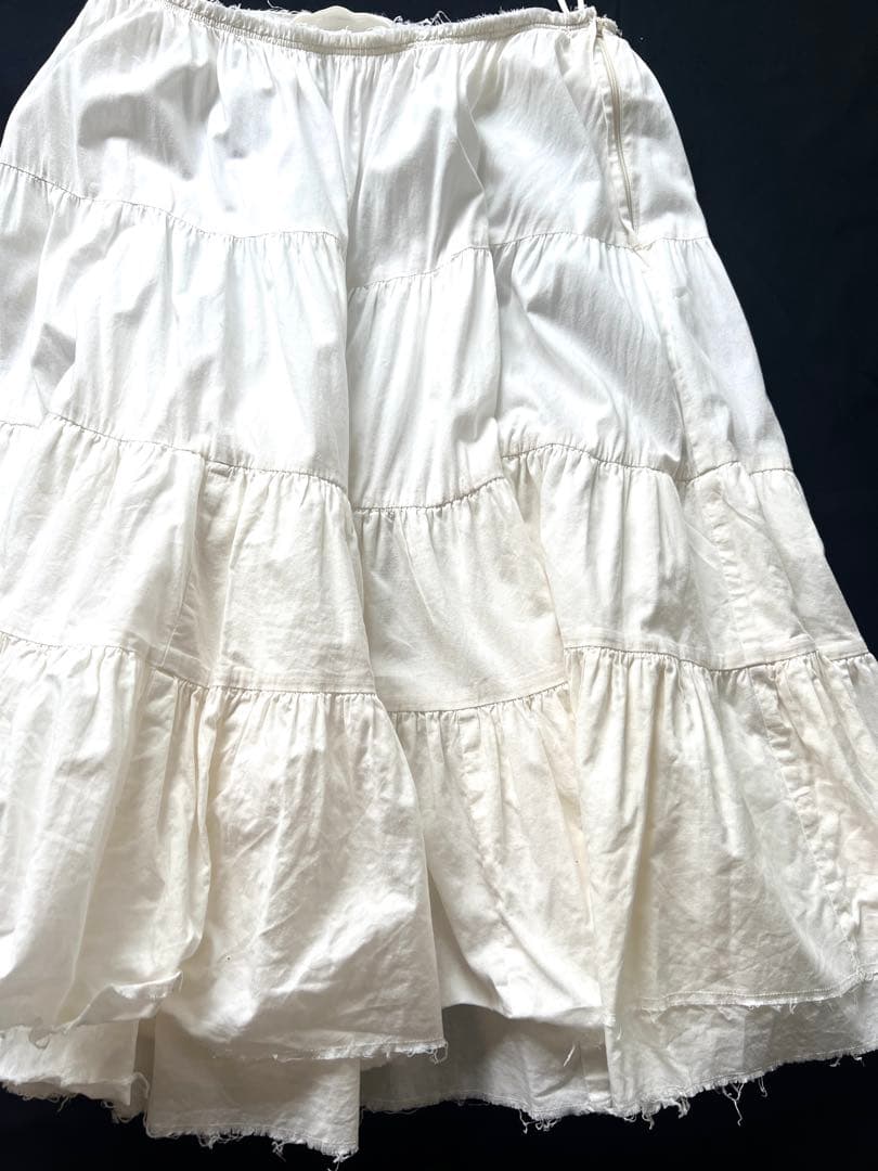 06SS COMME des GARCONS コムコム コットンギャザースカート