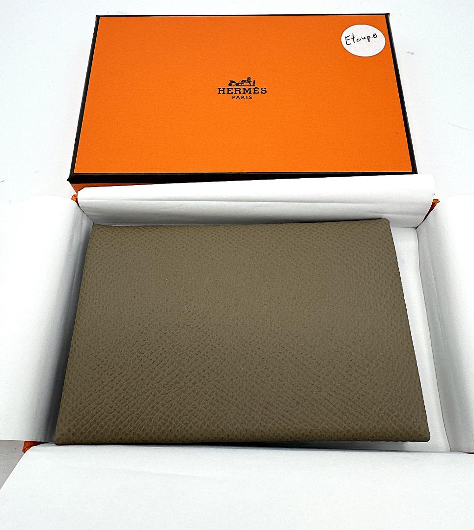 新品未使用/エルメス/HERMES/カルヴィデュオ/エトゥープ【入手困難色】