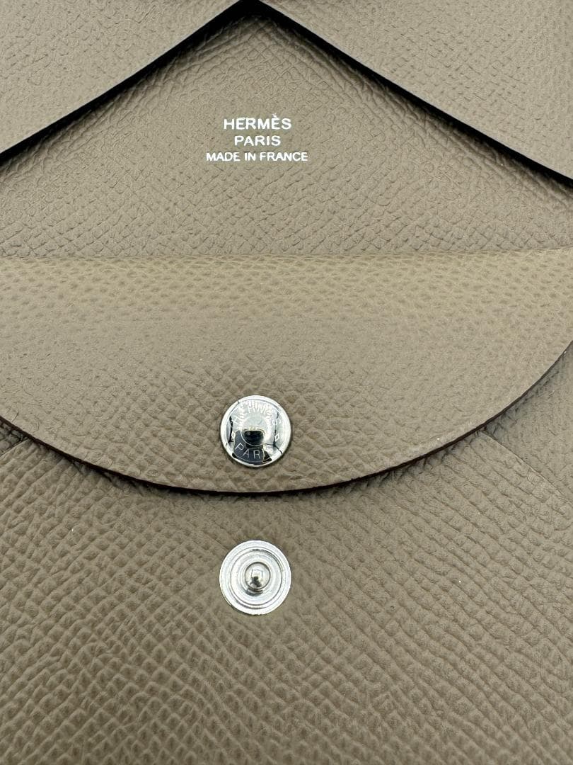 新品未使用/エルメス/HERMES/カルヴィデュオ/エトゥープ【入手困難色】