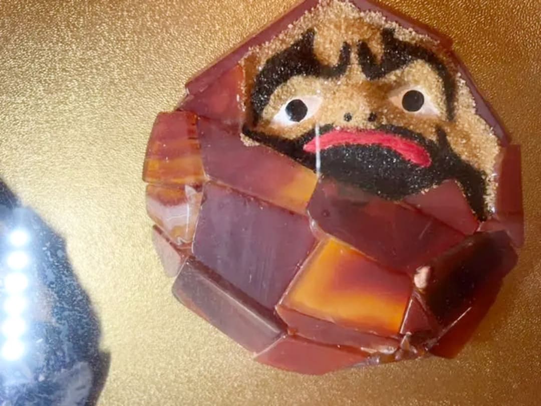 だるま　天然石　額　和室　パワーストーン