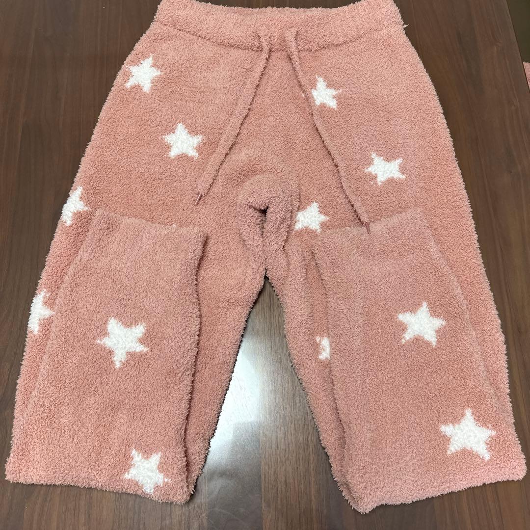 ジェラピケ ピンク 星柄 ルームウェアセット